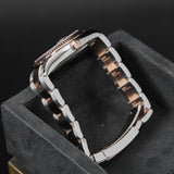 Date Just 36 Choco Index Dial Oyster Two Tone 126231