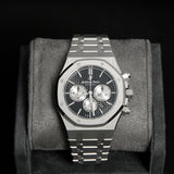 AP41 ROC Black Dial Silver Chrono 26331ST.OO.1220ST.02