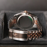 Date Just 36 Grey Dial Diamond VI IX 126231