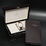 Patek Philippe Complications Chronograph YG Silver Dial Brown Leather 5170J-001