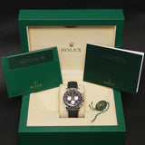 Daytona WG Black Dial Oysterlex 126519LN