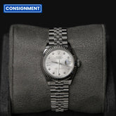 Datejust 28 Silver Dial Diamond 17 279174G17