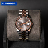 Datejust 36 Grey Dial Diamond VI IX 126231