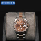 Datejust 36 Choco Index Dial Oyster Two Tone 126231