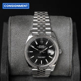 Datejust 41 Black Index Dial Jubilee 126334