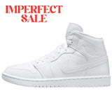 Air Jordan 1 Mid Triple White (W)
