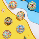 Pop Mart Labubu The Monsters Drunk In Sea Fridge Magnet