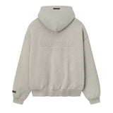 Fear Of God Essentials Embossed 90s Fit Fleece Zip-Up Hoodie