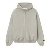 Fear Of God Essentials Embossed 90s Fit Fleece Zip-Up Hoodie