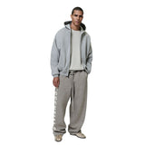 Fear Of God Essentials Embossed 90s Fit Fleece Zip-Up Hoodie