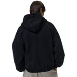 Fear Of God Essentials Embossed 90s Fit Fleece Zip-Up Hoodie