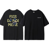 Fier De Moi Starry Smile T-Shirt Black