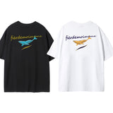 Fier De Moi Flying Whale T-Shirt