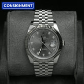 Datejust 41 Slate Dial Diamond 10 126334G