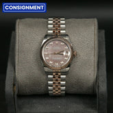 DateJust 31 Black MOP Dial Diamond 10 178271NG