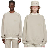 Fear Of God Essentials Logo Crewneck Smoke Grey