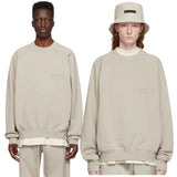 Fear Of God Essentials Logo Crewneck Smoke Grey