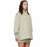 Fear Of God Essentials Logo Relaxed Crewneck Seafoam