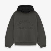 Fear of God Essentials Nylon Fleece Hoodie Ink Jet Black