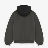 Fear of God Essentials Nylon Fleece Hoodie Ink Jet Black