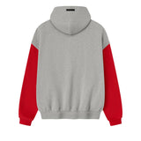 Fear Of God Essentials Falcons Sport Hoodie Concrete Heather Red