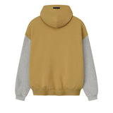 Fear Of God Essentials Forty Niners Sport Hoodie Prairie Sand Concrete Heather