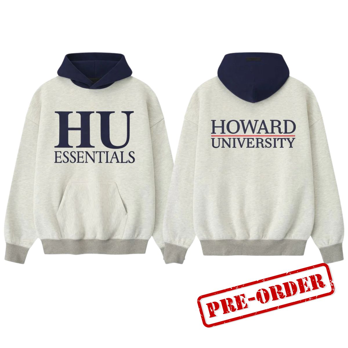 Fear Of God Essentials Howard University Sport Hoodie Warm Heather 