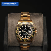 GMT Master II YG Black Dial 116718LN