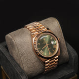 Daydate 36 RG Olive Roman Dial 128235