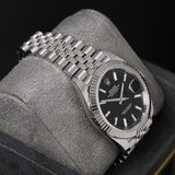 Date Just 41 Black Index Dial Jubilee 126334