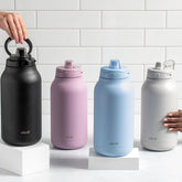 Ello Hydra Stainless Half Gallon Jug With Straw 64oz Mauve