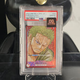 One Piece Card PSA 10 Roronoa Zoro L-P OP01-001 Booster Pack Romance Dawn