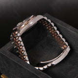 Date Just 36 Grey Dial Diamond VI IX 126231