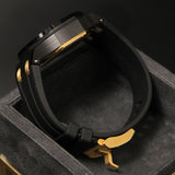 AP43 ROOC Black Ceramic Black Dial Black Chrono Leather 26420CE.OO.A127CR.01