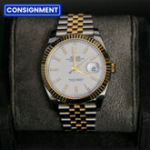 DateJust 41 White Index Dial Jubilee 126333