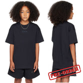 Fear Of God Essentials Kids Black Lounge T-shirt Jet Black