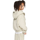 Fear Of God Essentials Kids Classic Fleece Zip-Up Hoodie