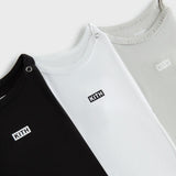 Kith Baby 3-Pack Core Short Sleeve Onesie Black