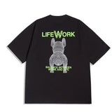 LifeWork Hideaway Small Dog T-ShIrt Black