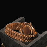 Daydate 36 RG Olive Roman Dial 128235