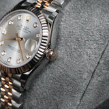 Datejust 31 Silver Dial Diamond 10 278271G