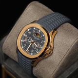 Patek Philippe Aquanaut Luce Annual Calendar RG Blue Gray Dial 5261R-001