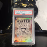 One Piece Card PSA 9 Monkey D Luffy Wanted SEC-SPC OP05-119 Emperors In The New World