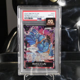 One Piece Card PSA 10 Monkey.D.Luffy R OP07-091 EN Promotional Card Regional Online Participation Pack 2024 Vol.3 English