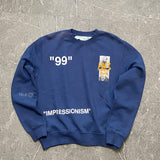 Off White Summer Crewneck Sweater
