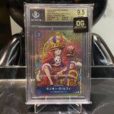 One Piece Card P-043 BGS 9.5 Monkey D. Luffy Weekly Shonen Jump #36/37 2023 TCG