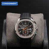 Patek Philippe Aquanaut Chronograph 42 Gray Black Dial 5968A-001