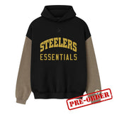 Fear Of God Essentials Steelers Sport Hoodie Black Homestead Heather