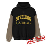 Fear Of God Essentials Steelers Sport Hoodie Black Homestead Heather