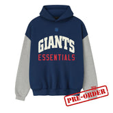 Fear Of God Essentials Giants Sport Hoodie Blue Estate Concrete Heather
